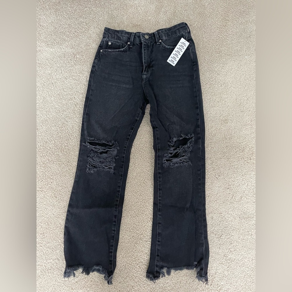 NWT BDG Urban Outfitters Black distressed jeans